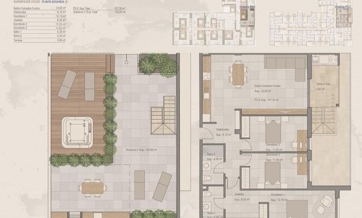 Nieuwbouw woningen - Penthouse - Torre Pacheco - Centro