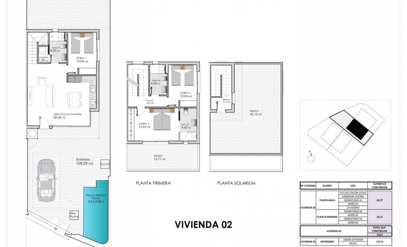 Nouvelle construction - Villa - Pilar de la Horadada - pueblo