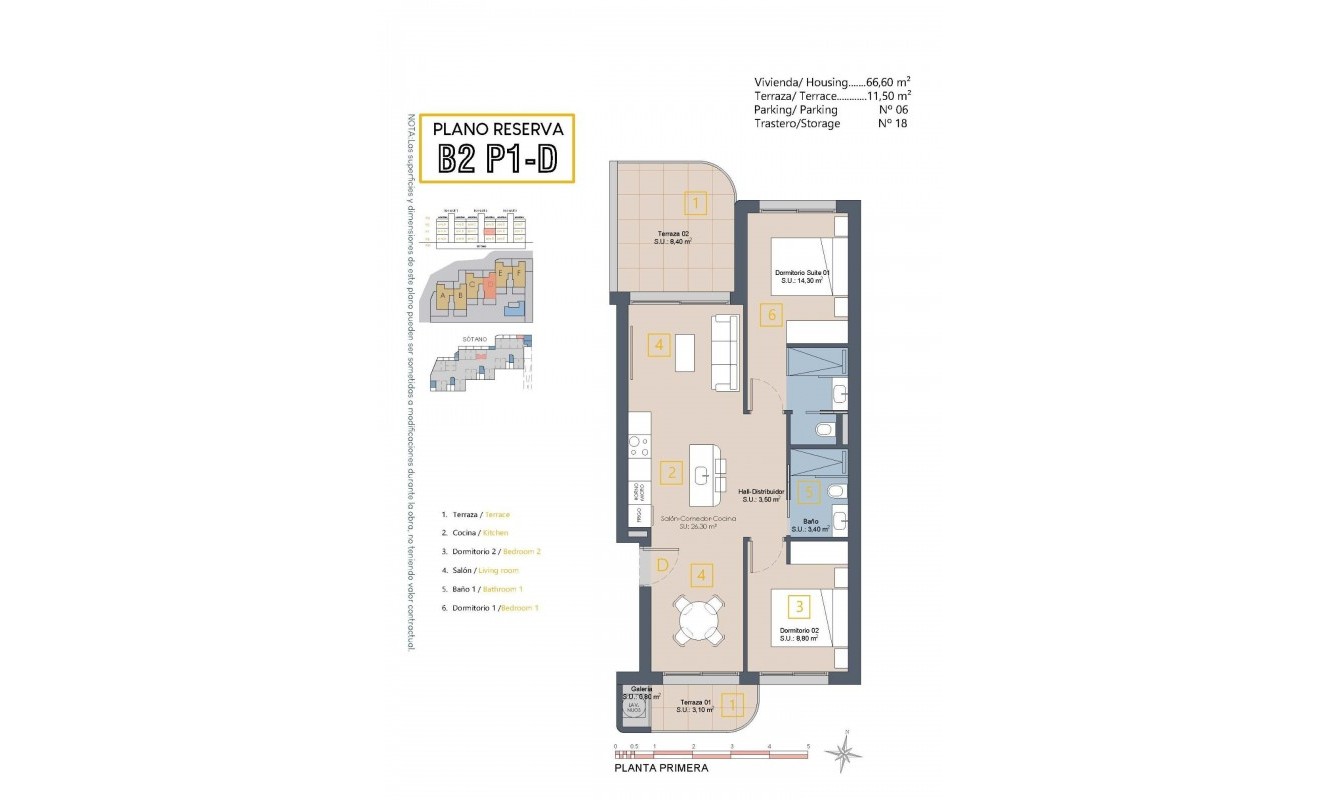 Nieuwbouw woningen - Appartement - Los Alcázares - Serena Golf