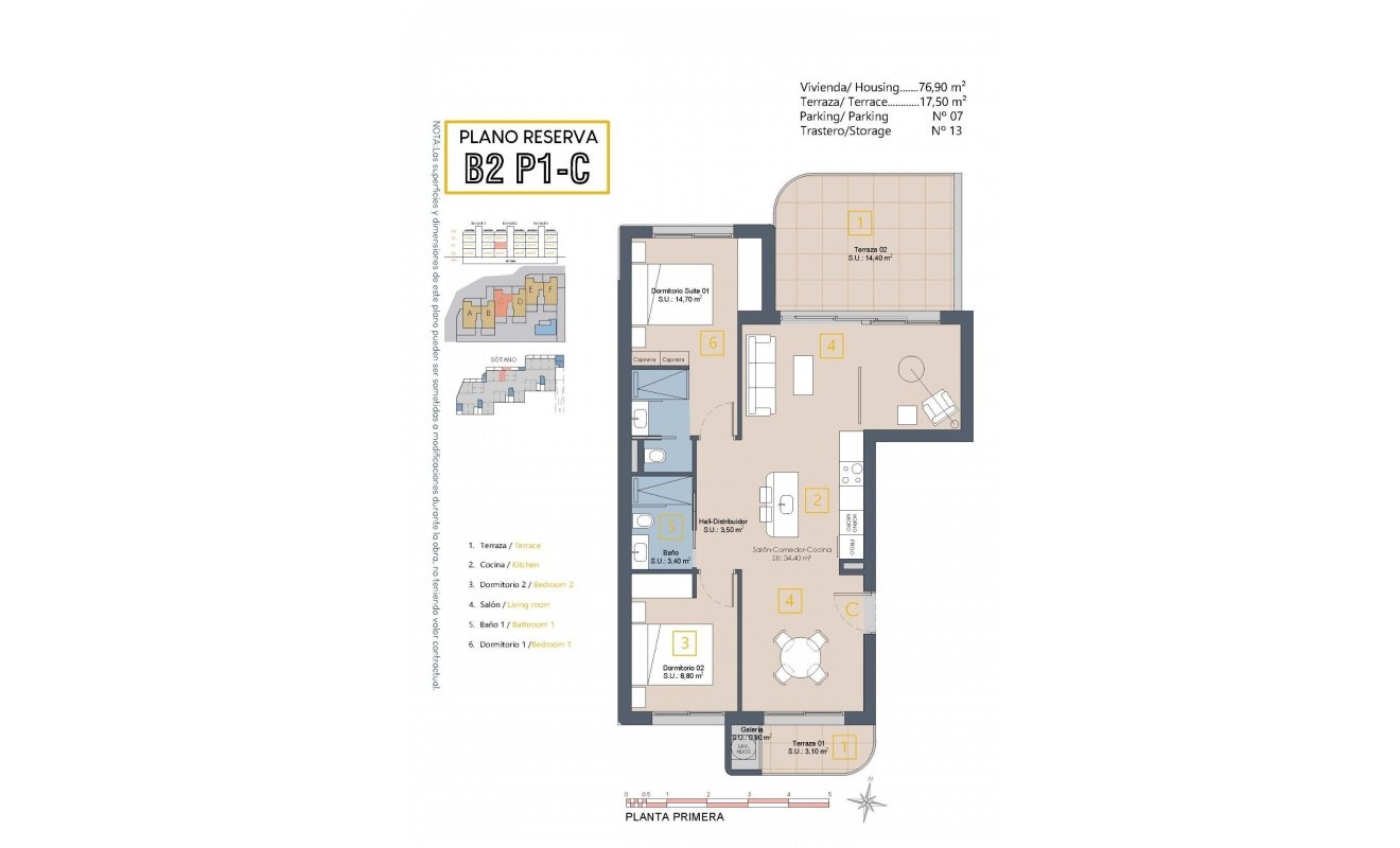 Nieuwbouw woningen - Appartement - Los Alcázares - Serena Golf
