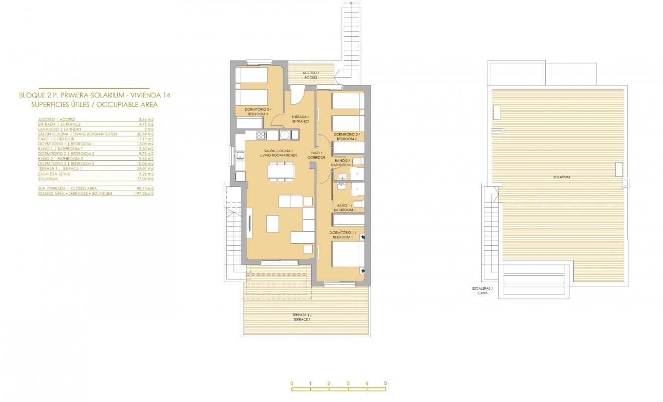 New Build - Top Floor Bungalow - Orihuela - Vistabella Golf