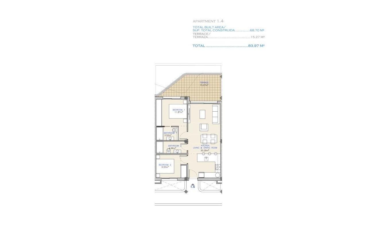 Nieuwbouw woningen - Appartement - Los Alcázares - Serena Golf