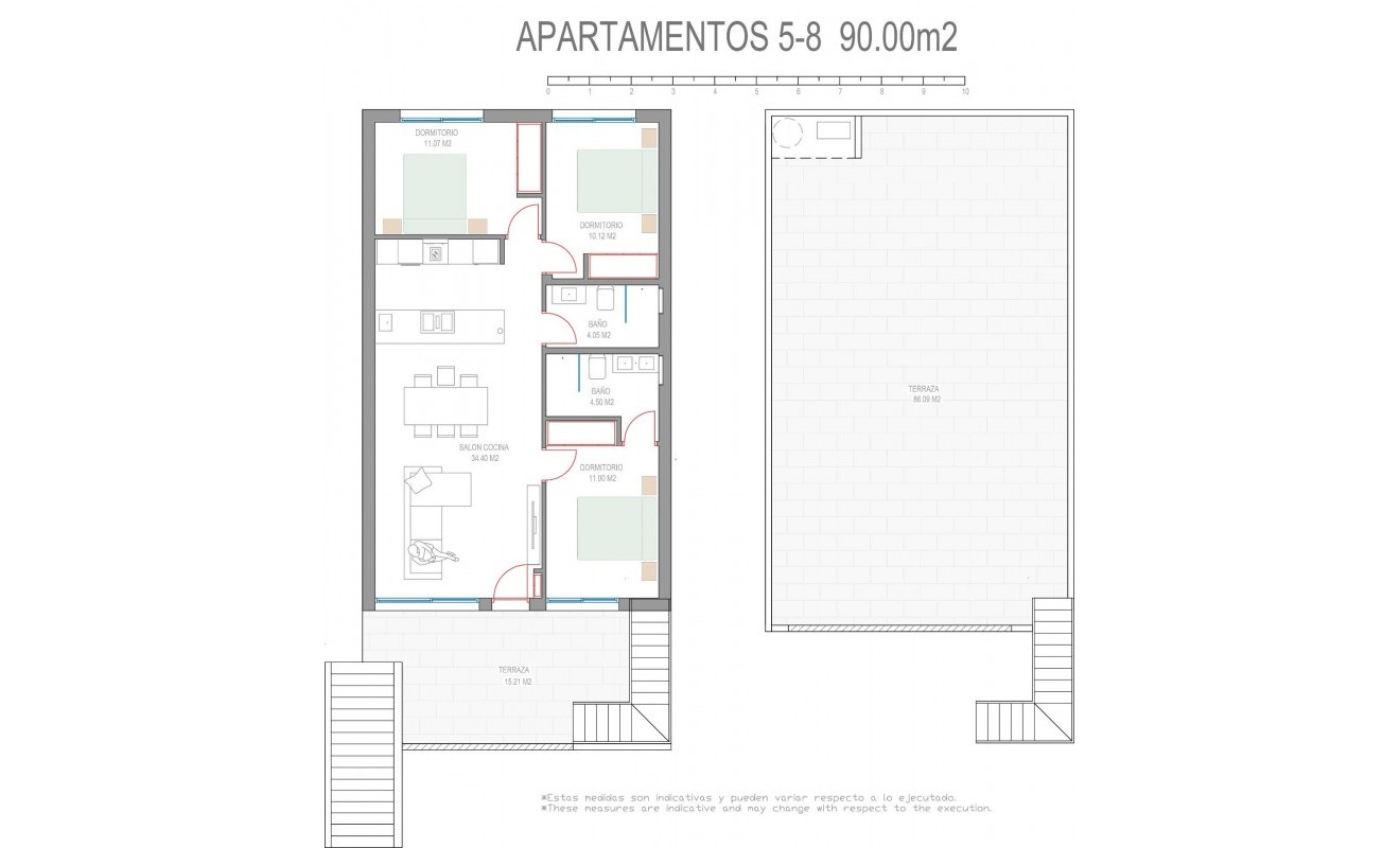 Nieuwbouw woningen - Bungalow - Pilar de la Horadada - Parque del Mediterraneo