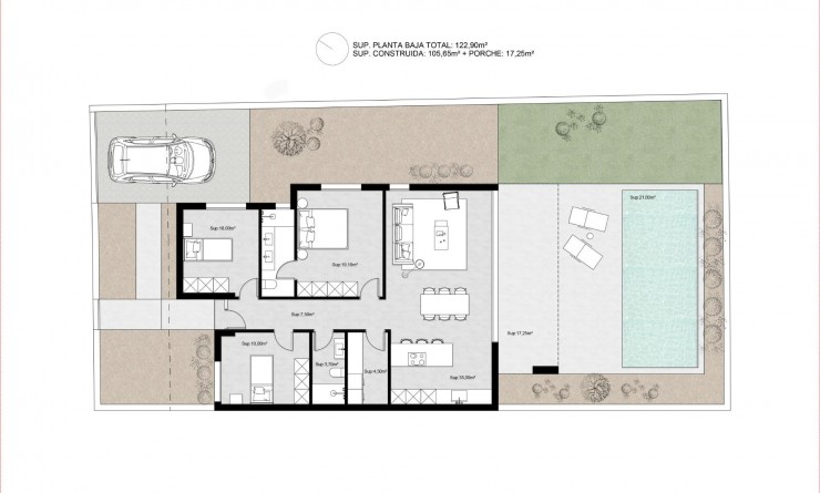 Nieuwbouw woningen - Villa - Molina De Segura - Urb. La Quinta