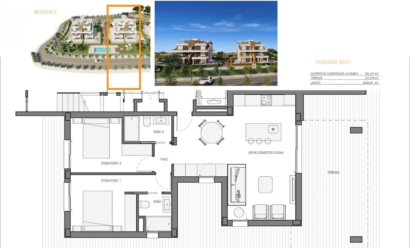 Nieuwbouw woningen - Appartement - Fuente Álamo - Hacienda del Alamo