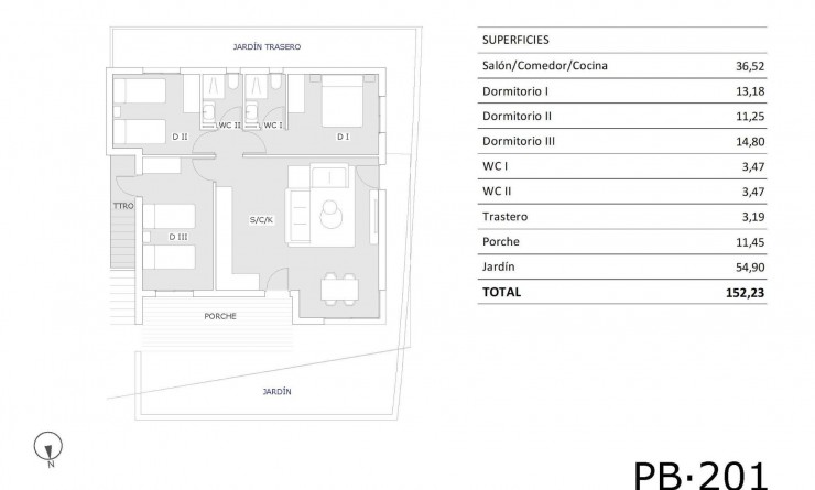 Nieuwbouw woningen - Bungalow - San Miguel de Salinas - Pueblo