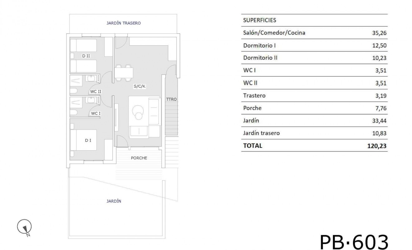Nieuwbouw woningen - Bungalow - San Miguel de Salinas - Pueblo