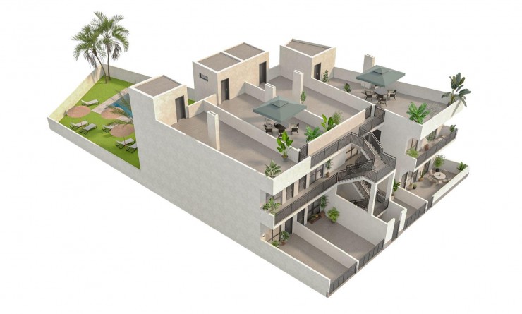 Nieuwbouw woningen - Bungalow - Hondón de las Nieves - La Canalosa