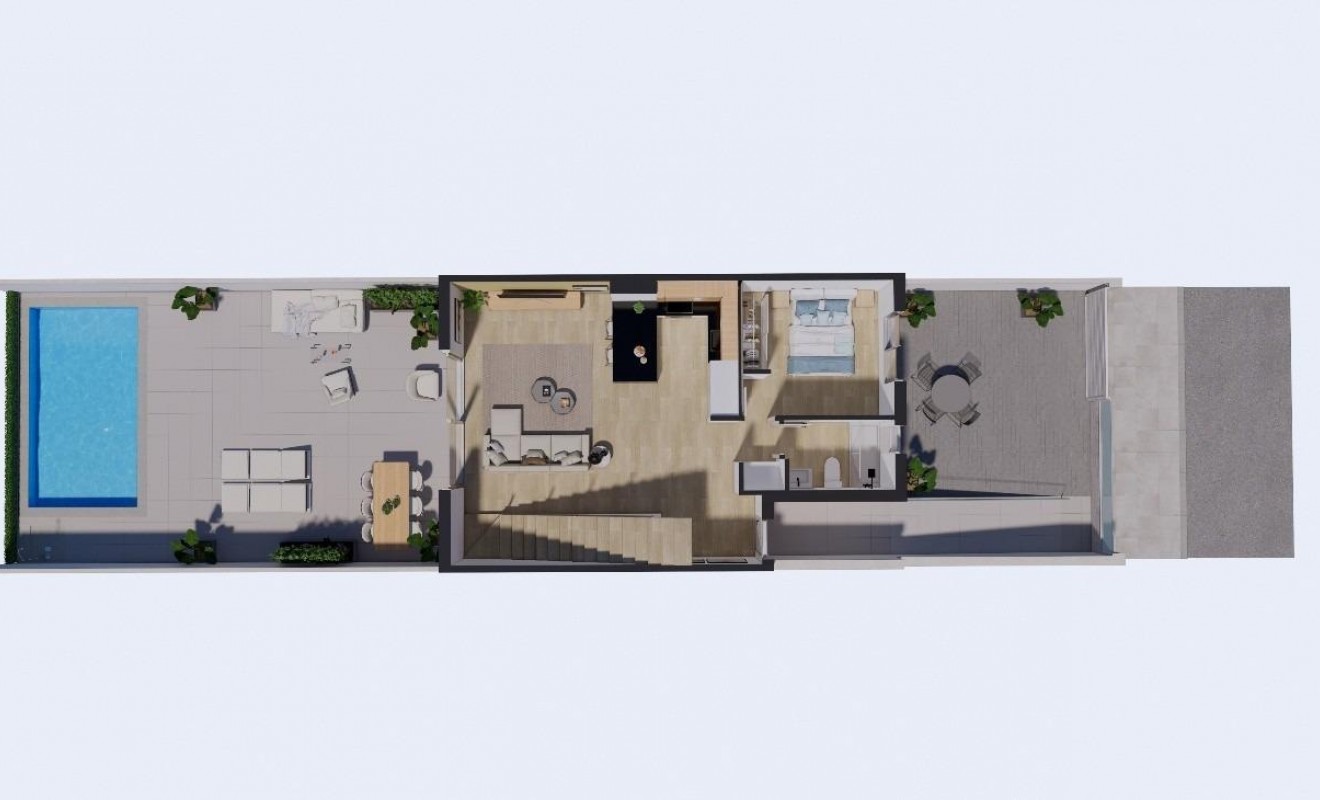 Nieuwbouw woningen - Town House - Los Alcázares - Serena Golf