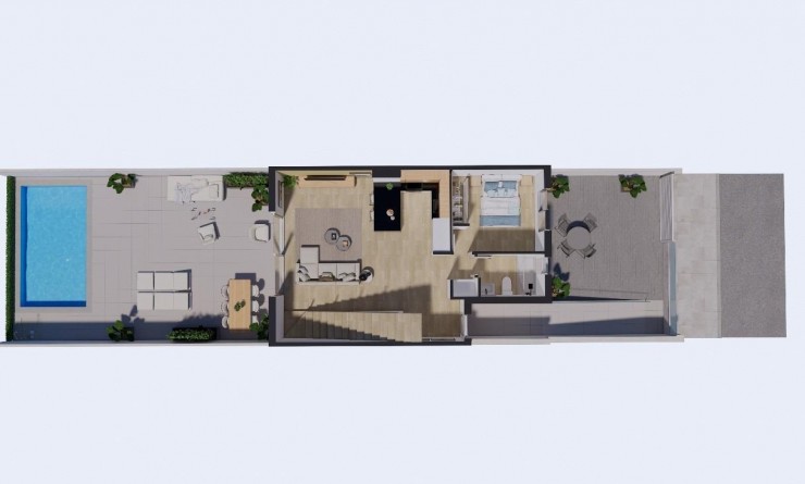 Nieuwbouw woningen - Town House - Los Alcázares - Serena Golf