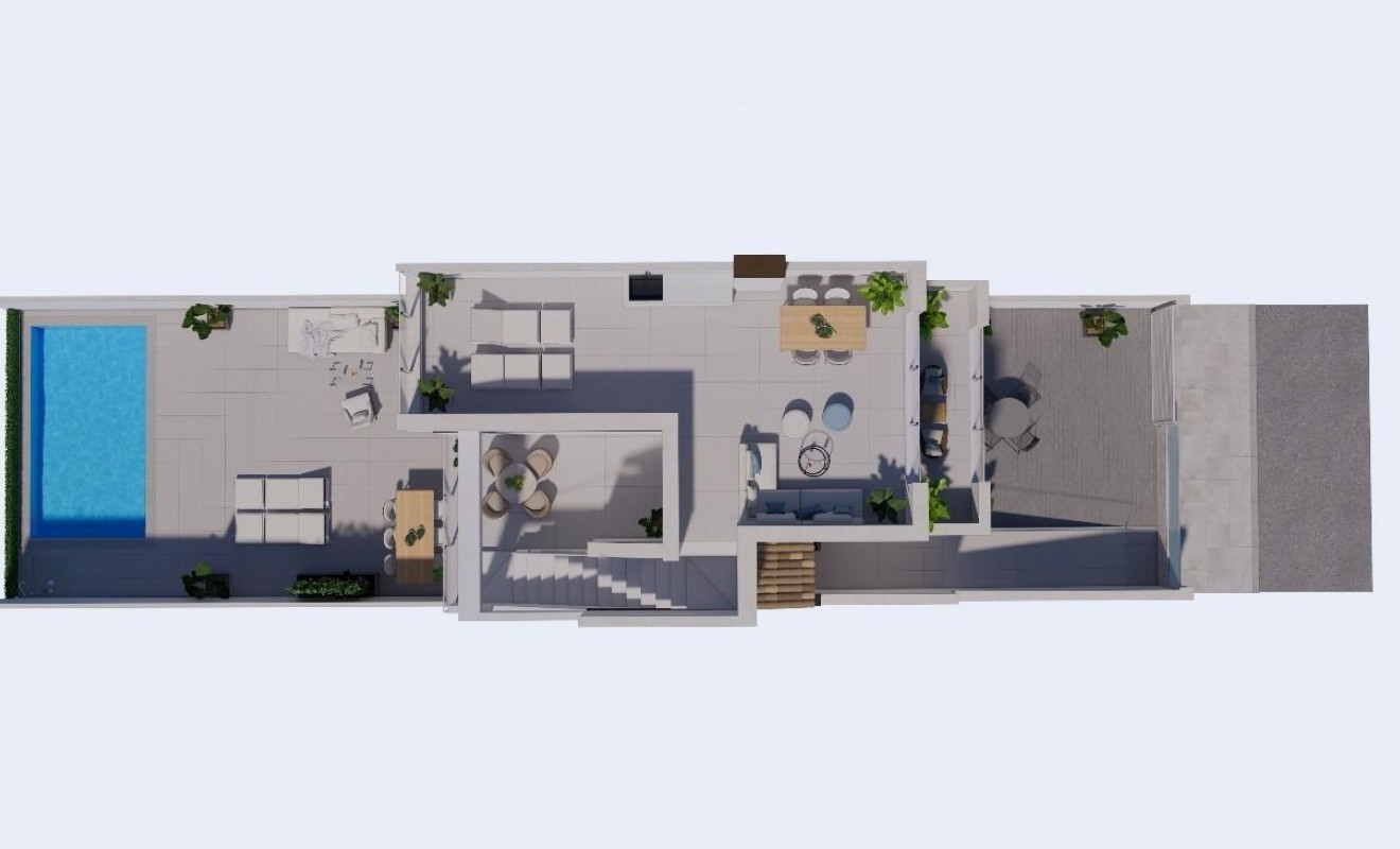 Nieuwbouw woningen - Town House - Los Alcázares - Serena Golf