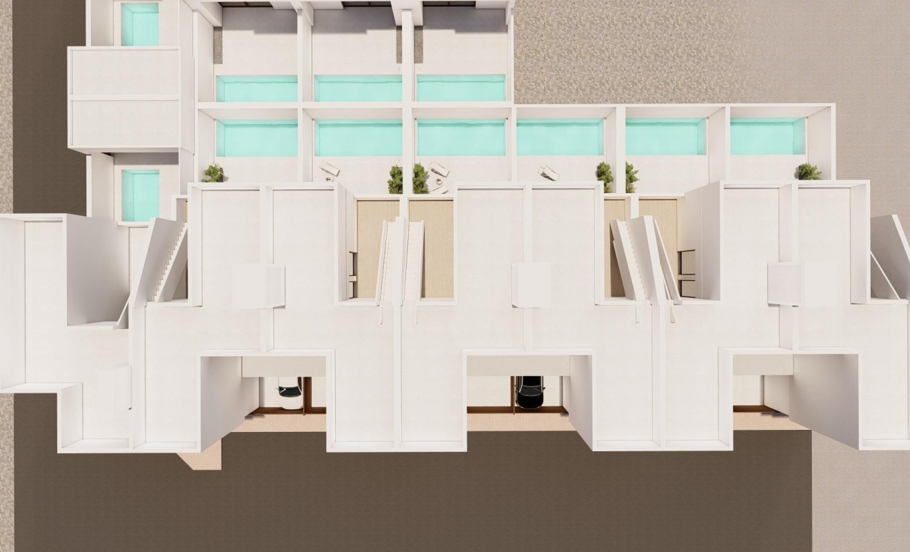 Nieuwbouw woningen - Town House - San Javier - pueblo