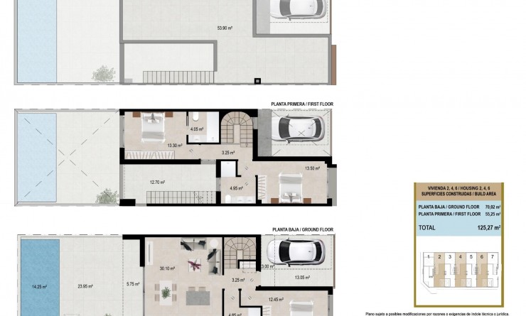 Nieuwbouw woningen - Town House - San Javier - pueblo