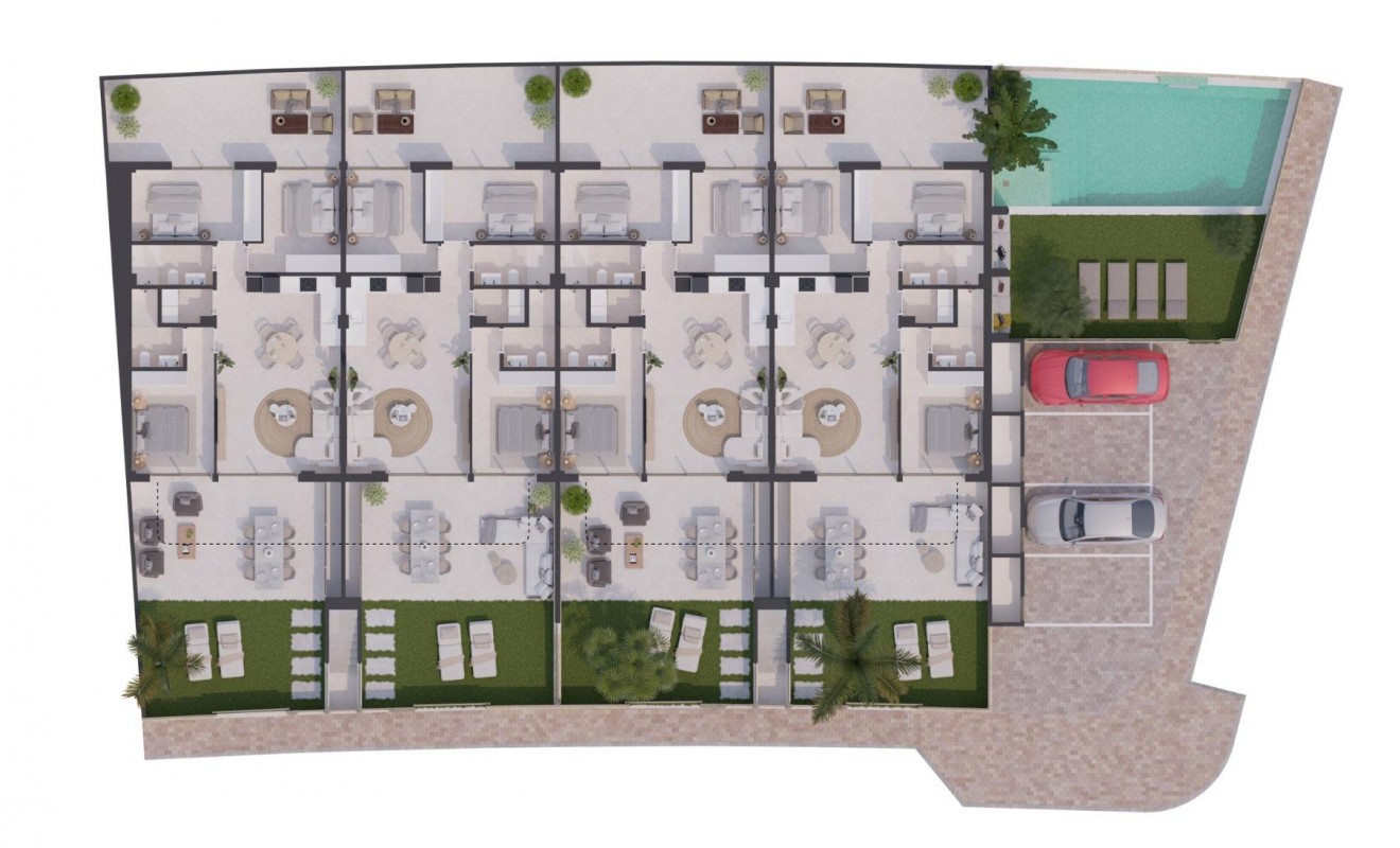 Nieuwbouw woningen - Bungalow - San Pedro del Pinatar - Los Cuarteros