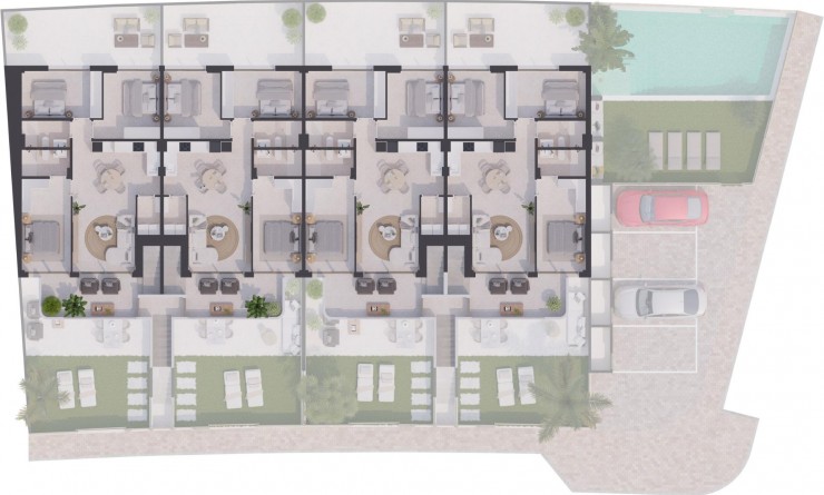 Nieuwbouw woningen - Bungalow - San Pedro del Pinatar - Los Cuarteros