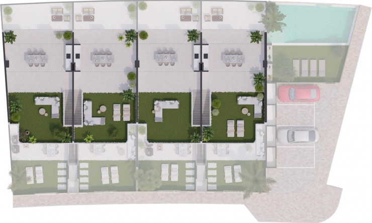 Nieuwbouw woningen - Bungalow - San Pedro del Pinatar - Los Cuarteros