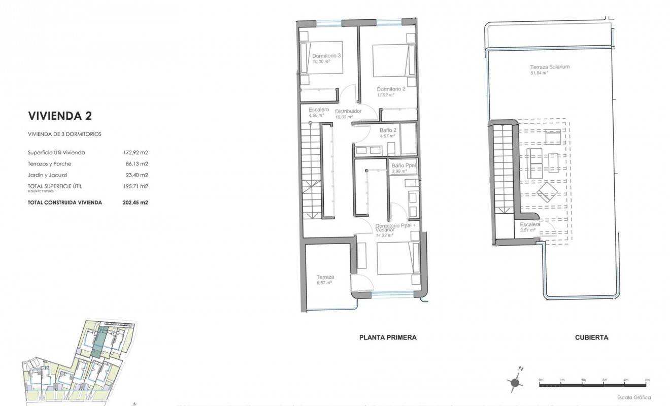 Nieuwbouw woningen - Town House - Mojacar - Playa de la Mena