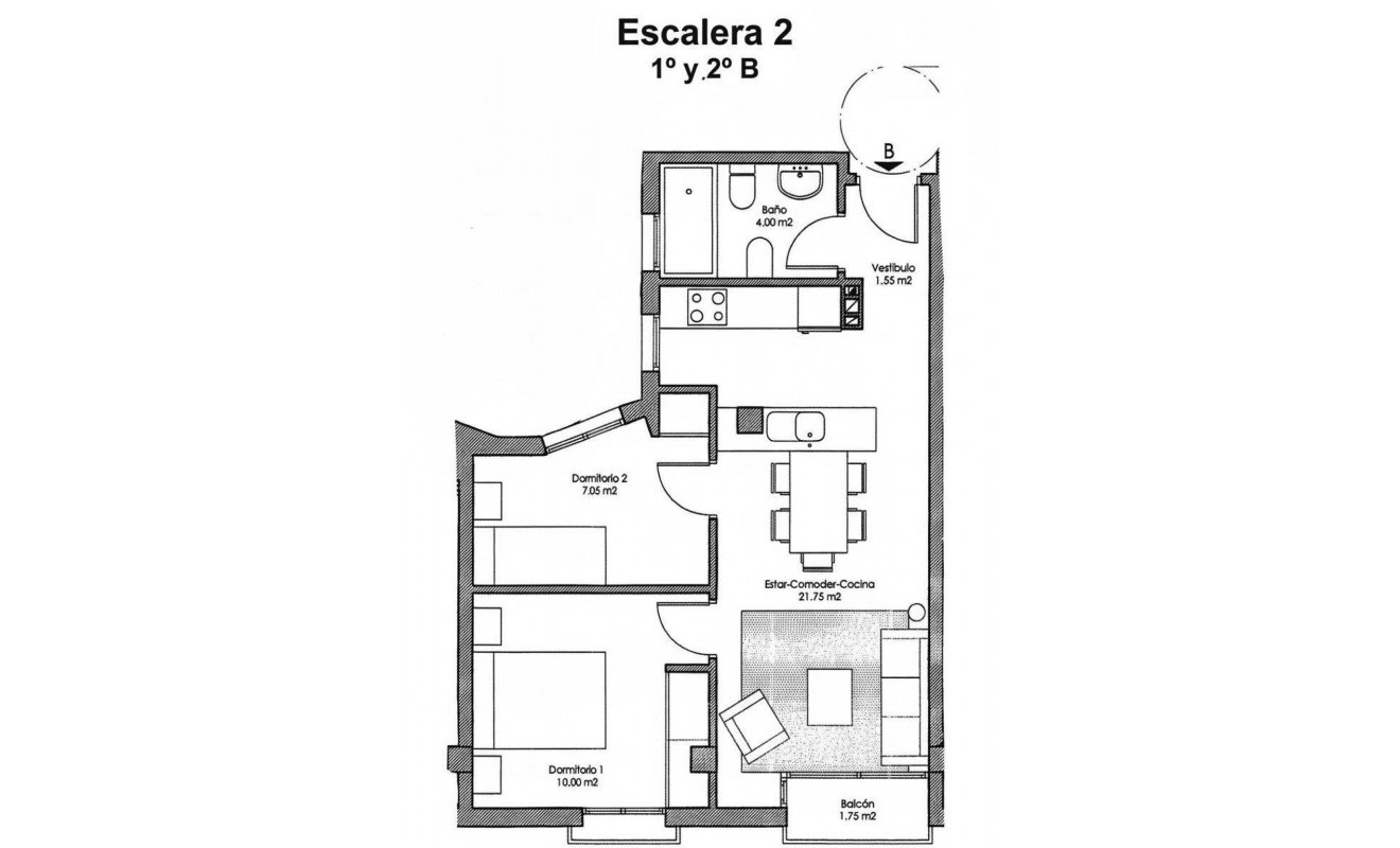 Nieuwbouw woningen - Appartement - Avileses - pueblo