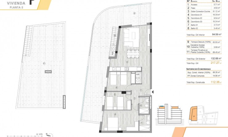 Nieuwbouw woningen - Penthouse - Torrevieja - Centro