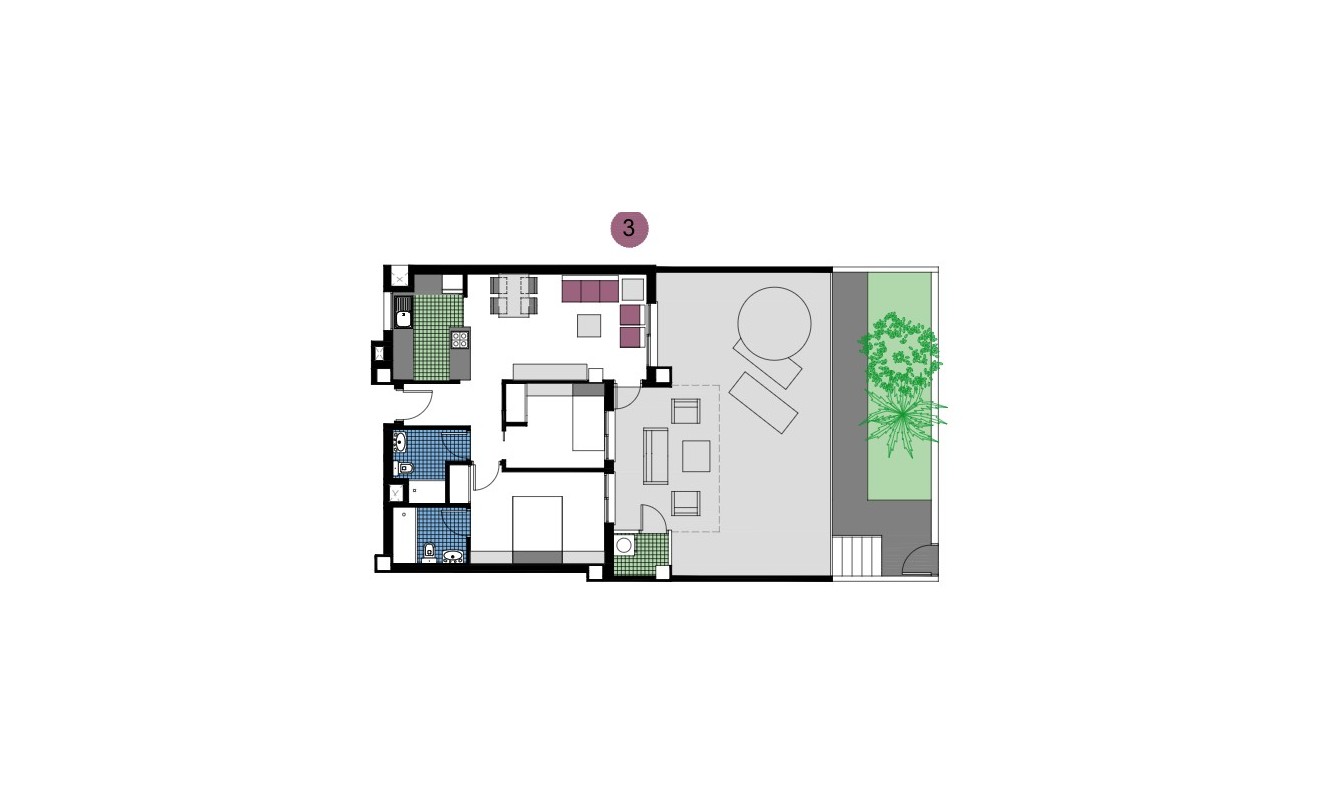 New Build - Apartment - Mil Palmeras