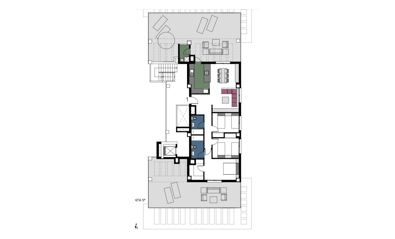 New Build - Apartment - Mil Palmeras
