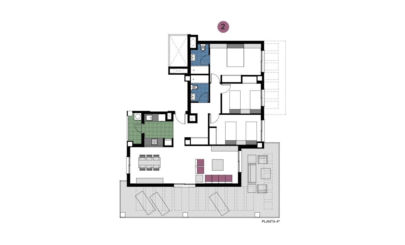 New Build - Apartment - Mil Palmeras