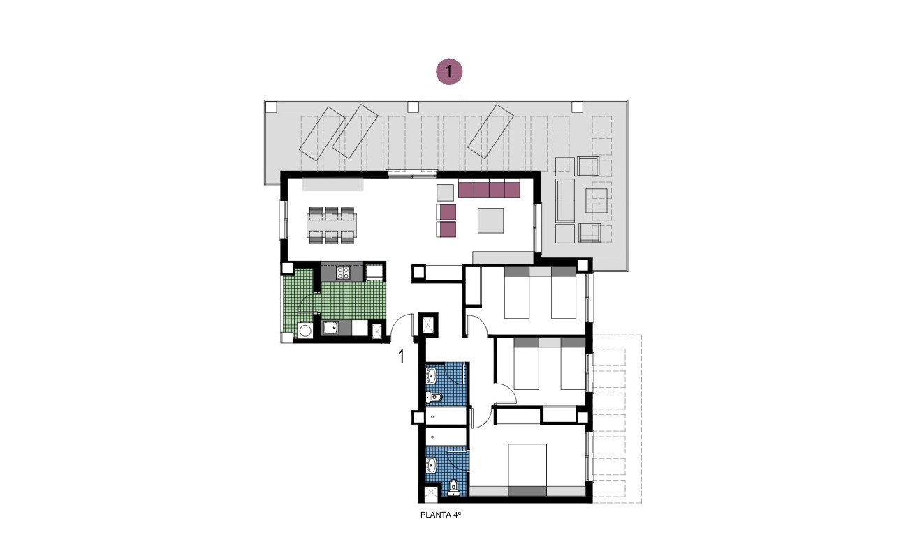 New Build - Apartment - Mil Palmeras