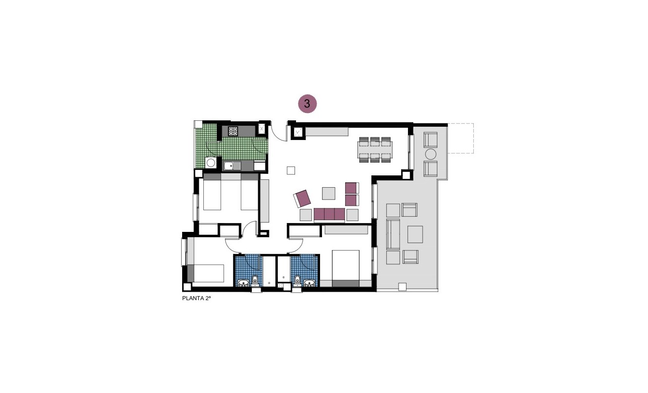 New Build - Apartment - Mil Palmeras
