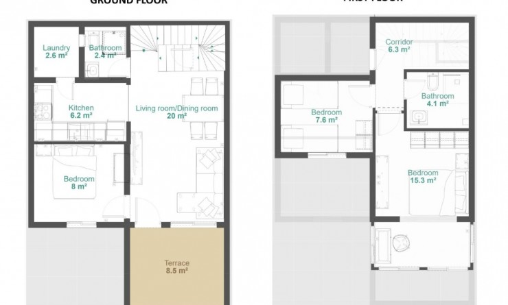 Wederverkoop - Herenhuis - Costa Blanca - Orihuela Costa