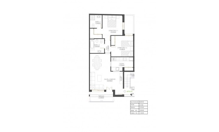 Nieuwbouw woningen - Penthouse - Cuevas Del Almanzora - Herrerias