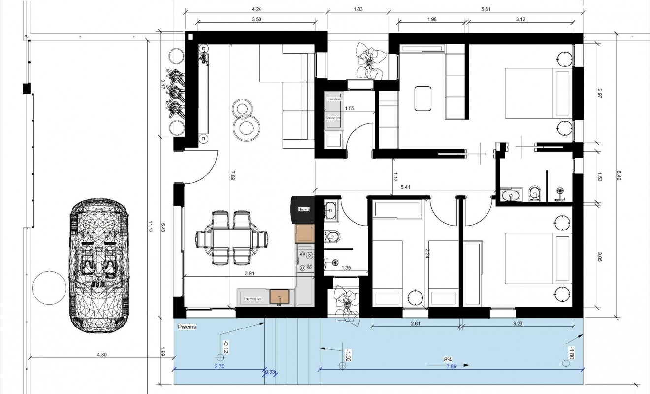 Nieuwbouw woningen - Villa - Benijofar - Urb. Monteazul