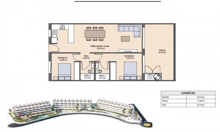 Nieuwbouw woningen - Appartement - Finestrat - Balcon de finestrat