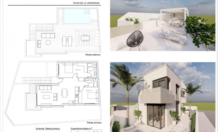 New Build - Bungalow - Pilar de la Horadada - pueblo