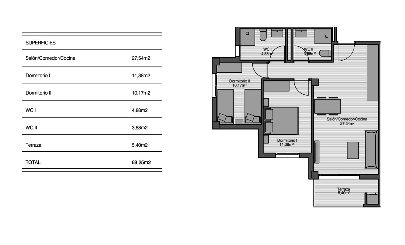Sale - Apartment - San Miguel de Salinas
