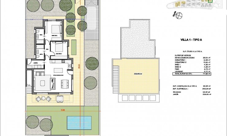 Nouvelle construction - Villa - Fuente Álamo - Hacienda Del Álamo Golf