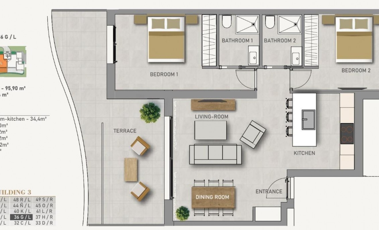 Nieuwbouw woningen - Appartement - Guardamar del Segura - EL RASO