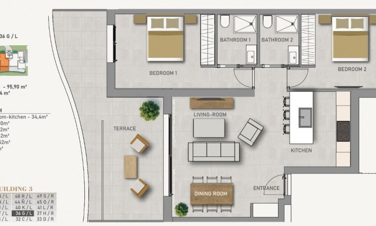 Nieuwbouw woningen - Appartement - Guardamar del Segura - EL RASO
