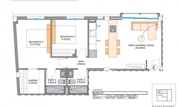 Nieuwbouw woningen - Appartement - San Pedro del Pinatar - Lo pagan