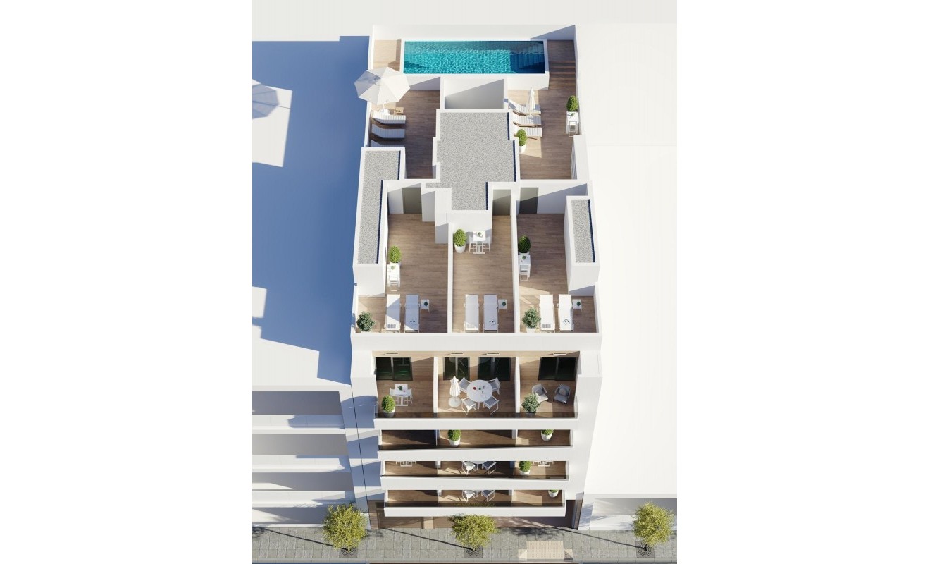 Nieuwbouw woningen - Penthouse - Torrevieja - Centro