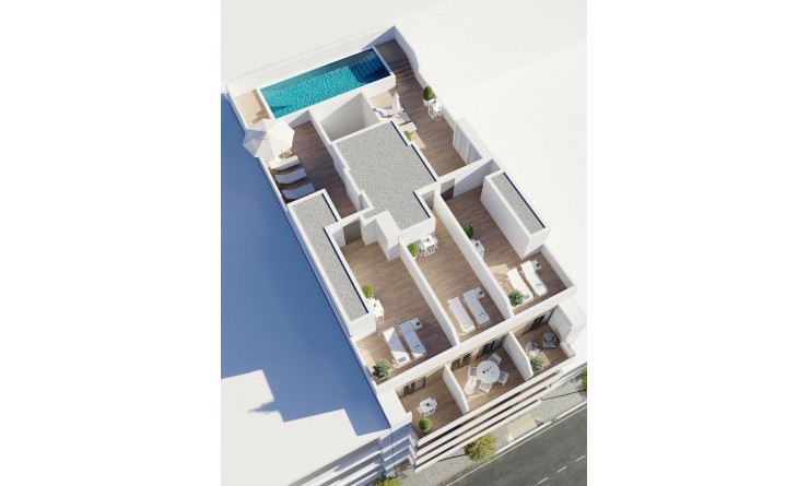 Nieuwbouw woningen - Penthouse - Torrevieja - Centro