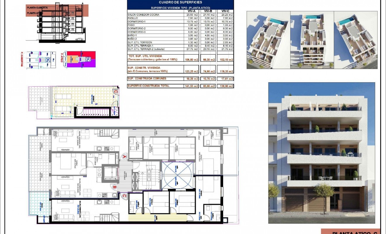 Nieuwbouw woningen - Penthouse - Torrevieja - Centro