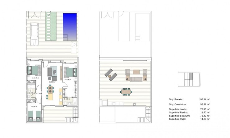 Nieuwbouw woningen - Town House - San Javier - Parque del doce