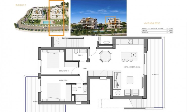 Nieuwbouw woningen - Penthouse - Fuente Álamo - Hacienda del Alamo