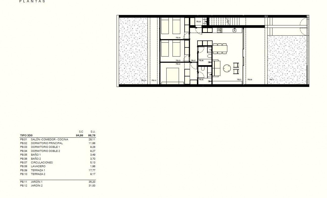 New Build - Bungalow - Torrevieja - Los balcones