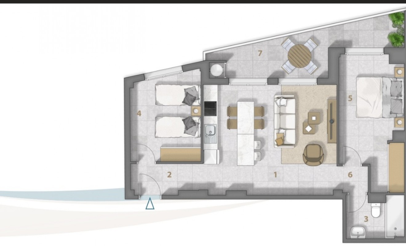 Nieuwbouw woningen - Apartment Penthouse - lo pagán (san pedro del pinatar) - Costa Calida