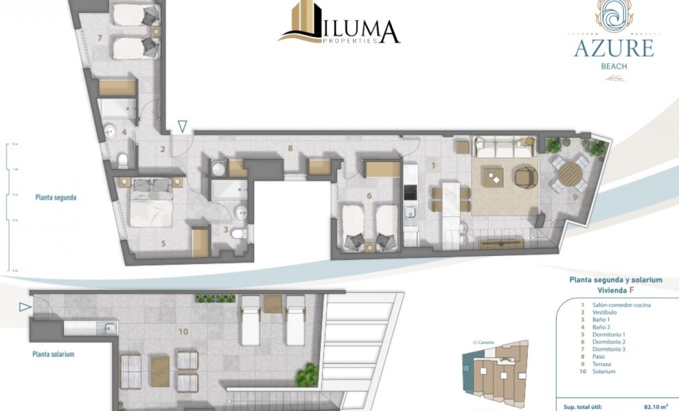 Nieuwbouw woningen - Penthouse Penthouse - lo pagán (san pedro del pinatar) - Costa Calida