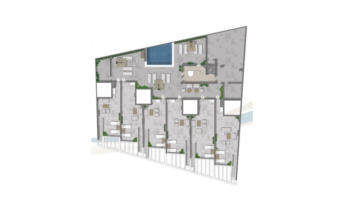 Nieuwbouw woningen - Penthouse Penthouse - lo pagán (san pedro del pinatar) - Costa Calida