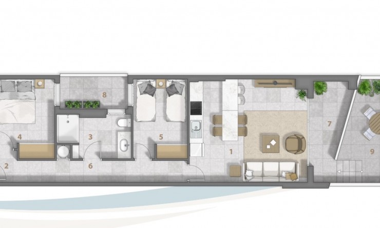 Nieuwbouw woningen - Appartement - lo pagán (san pedro del pinatar) - Costa Calida