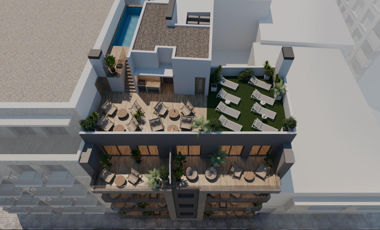 Nieuwbouw woningen - Penthouse - Torrevieja - Centro