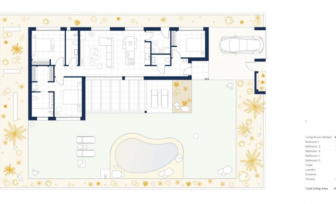 Nieuwbouw woningen - Villa - BAÑOS Y MENDIGO - Altaona Golf